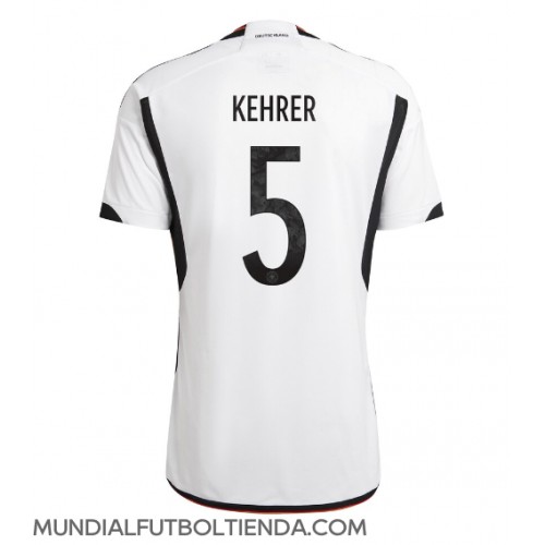 Camiseta Alemania Thilo Kehrer #5 Primera Equipación Replica Mundial 2022 mangas cortas